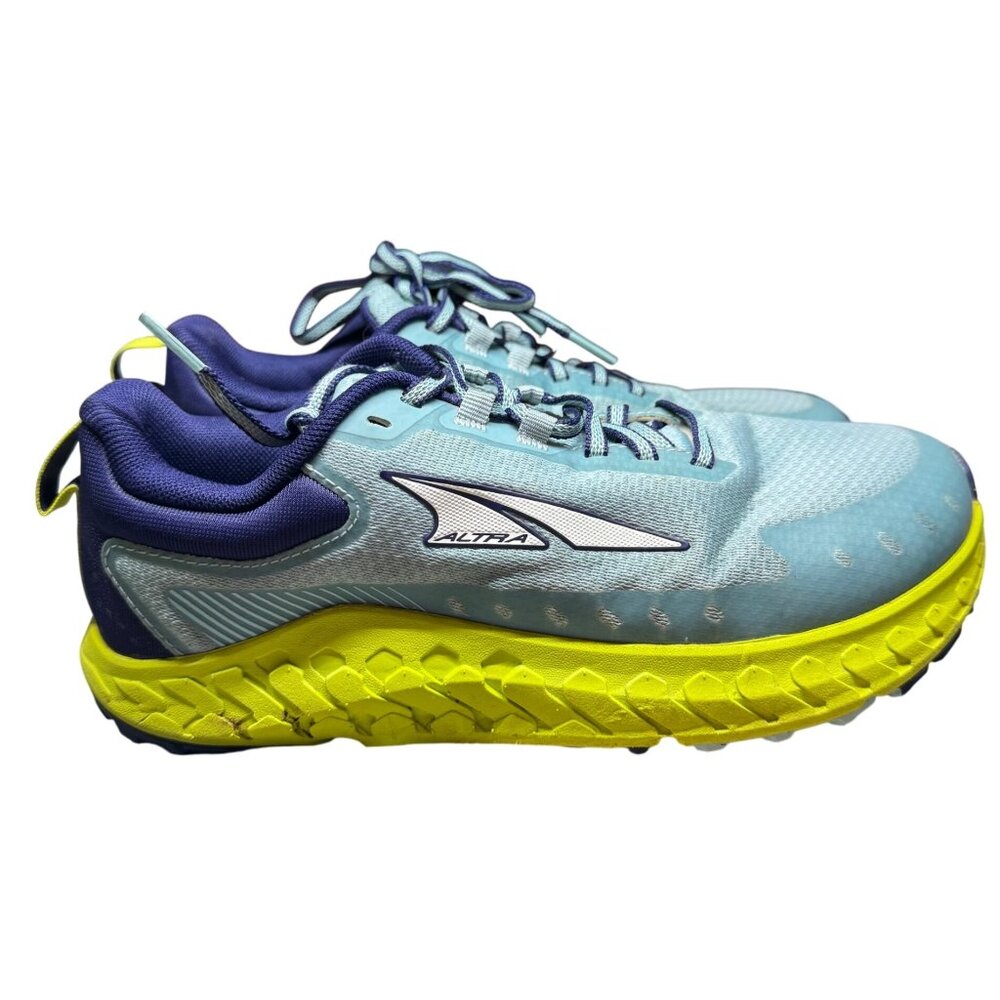 Altra Women's Blue and Yellow Running Shoes